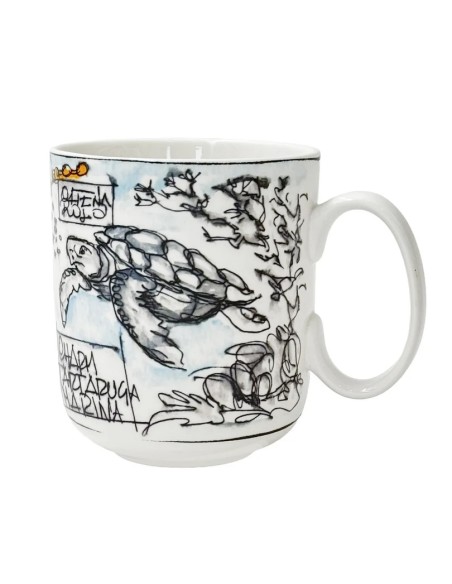 La porcellana bianca Mug Raspini eden U10471015P00