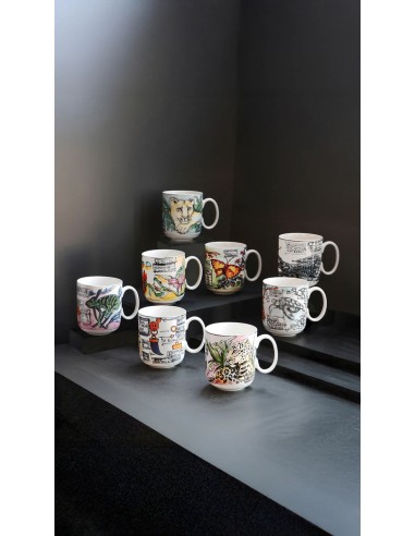 La porcellana bianca Mug Raspini eden U10471015P00