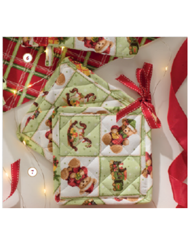 Brandani - Set 2 presine verde coccole