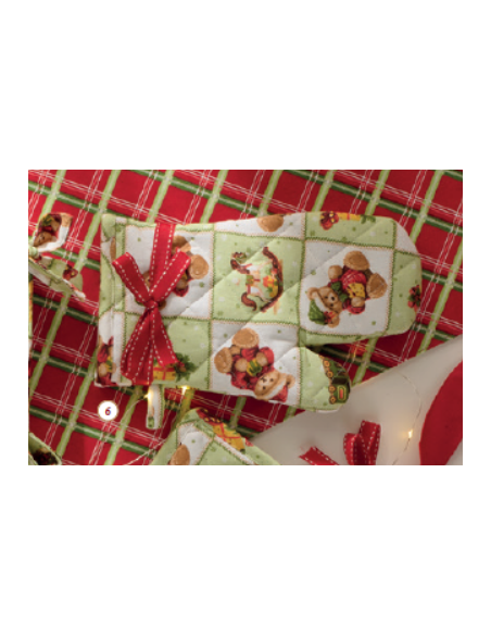 Brandani - Guanto forno verde coccole