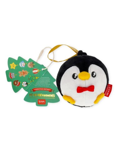 Legami - Decorazione natalizia di peluche Pinguino