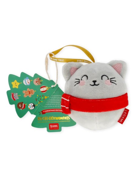 Legami - Decorazione natalizia di peluche Gattino