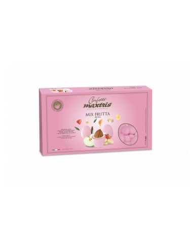 Maxtris confetti ciocomandorla mix frutta rosa