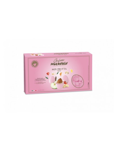 Maxtris confetti ciocomandorla mix frutta rosa