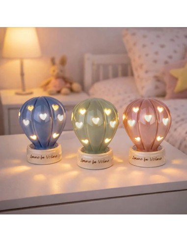 Etm bomboniera mongolfiera led