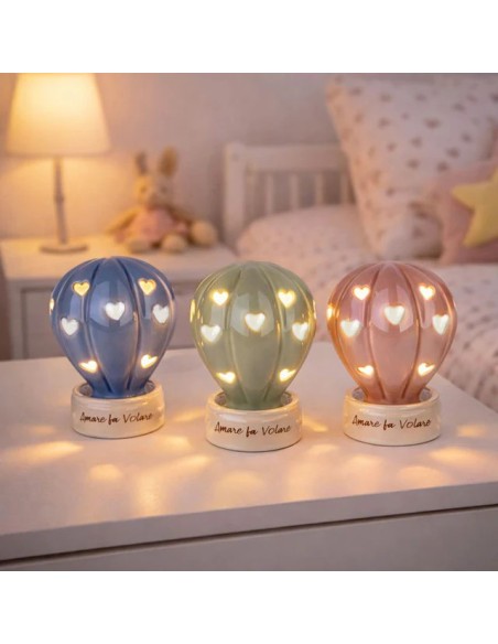 Etm bomboniera mongolfiera led