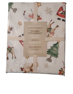 Brandani - Tovaglia bianca Natale