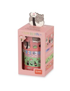 Legami - Set di 5 nastri adesivi decorativi di carta Kitty 2