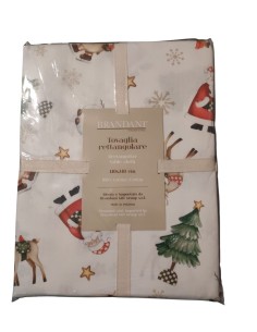 Brandani - Tovaglia bianca Natale