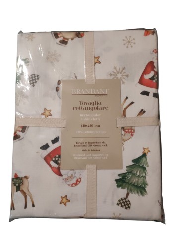 Brandani - Tovaglia bianca Natale