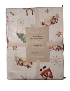 Brandani - Tovaglia bianca Natale