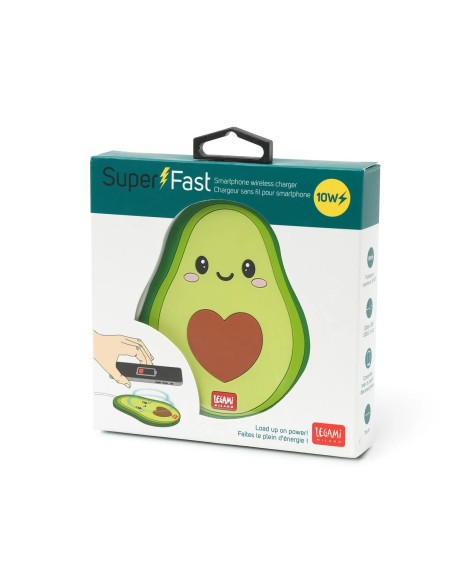 Legami - Caricabatterie Wireless per smartphone avocado
