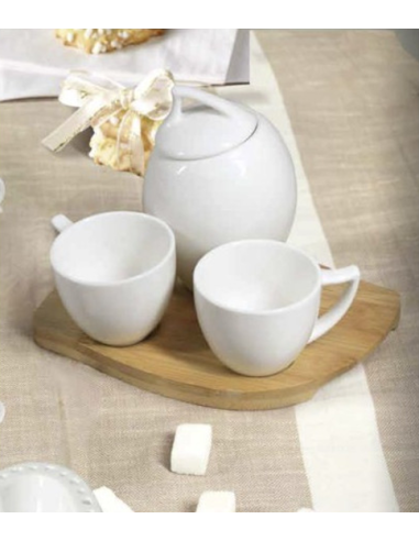Brandani - Set 2 tazzine con zuccheriera