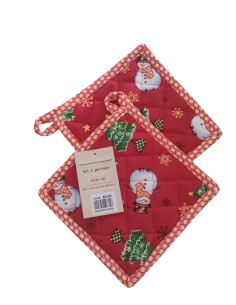 Brandani - Set 2 presine rosse Natale