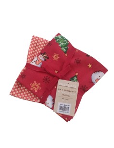 Brandani - Set 2 strofinacci rosso Natale