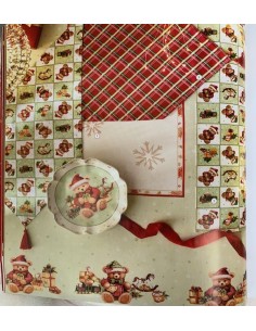 Brandani - Strofinaccio bianco Natale