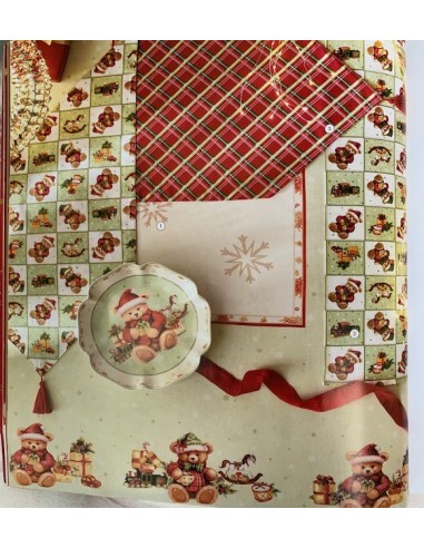 Brandani - Strofinaccio bianco Natale